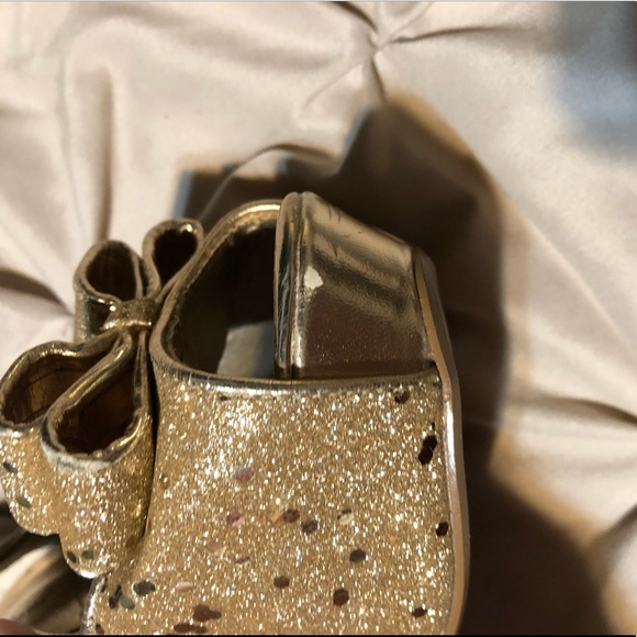 Gold Glitter Heels - Picture 5 of 6
